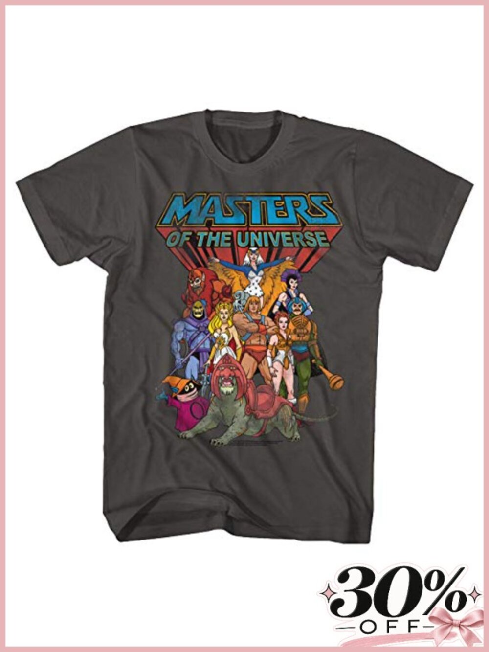 Officially Licensed Masters of the Universe He-Man Group Graphic T-Shirt